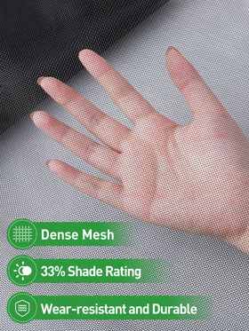 ANPHSIN stronger garden mesh netting easy cut and shape for irregular spaces
