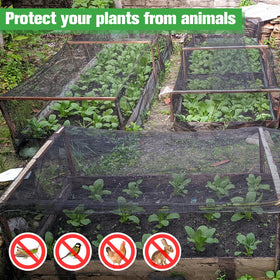 ANPHSIN stronger garden mesh netting shaded area demonstrates 33 percent sun protection