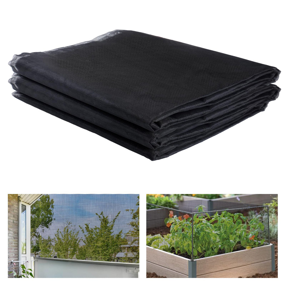 ANPHSIN stronger garden mesh netting protects plants from birds while remaining breathable.