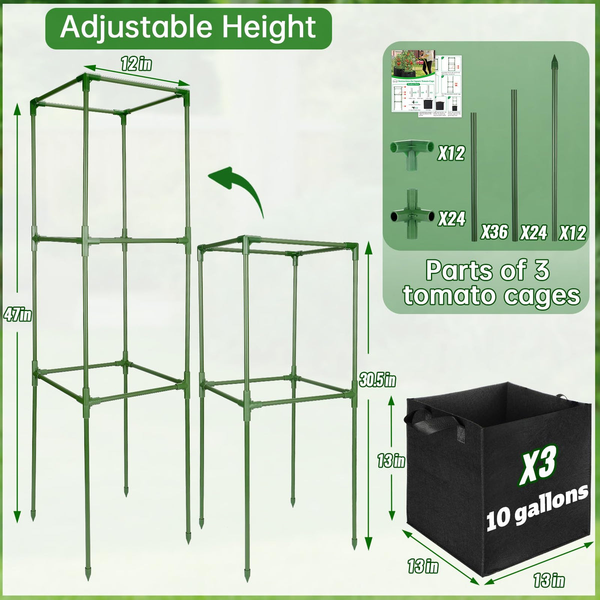 ANPHSIN weather-resistant coated steel ensures outdoor garden longevity.