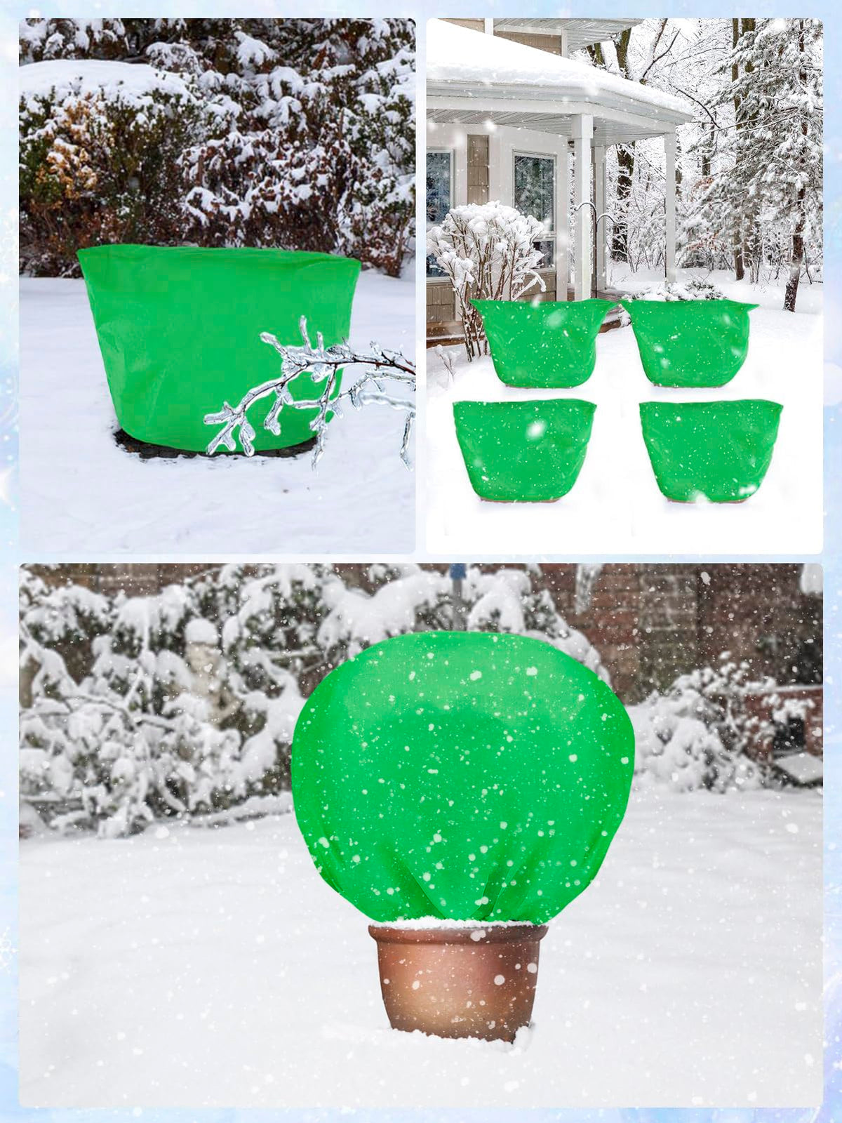 ANPHSIN covers shield plants from frost, hail and snow.