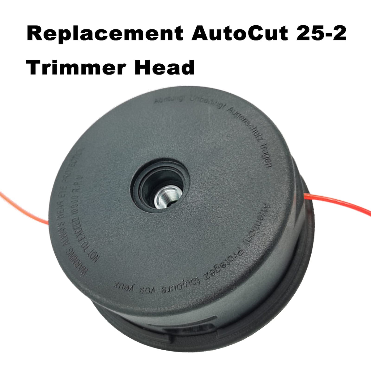 Anpongta 25-2 trimmer head on Stihl FS70R enables smooth line feeding during edging.