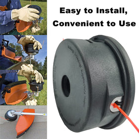 Anpongta 25-2 compatible head for Weed Eater models supports garden trimming.