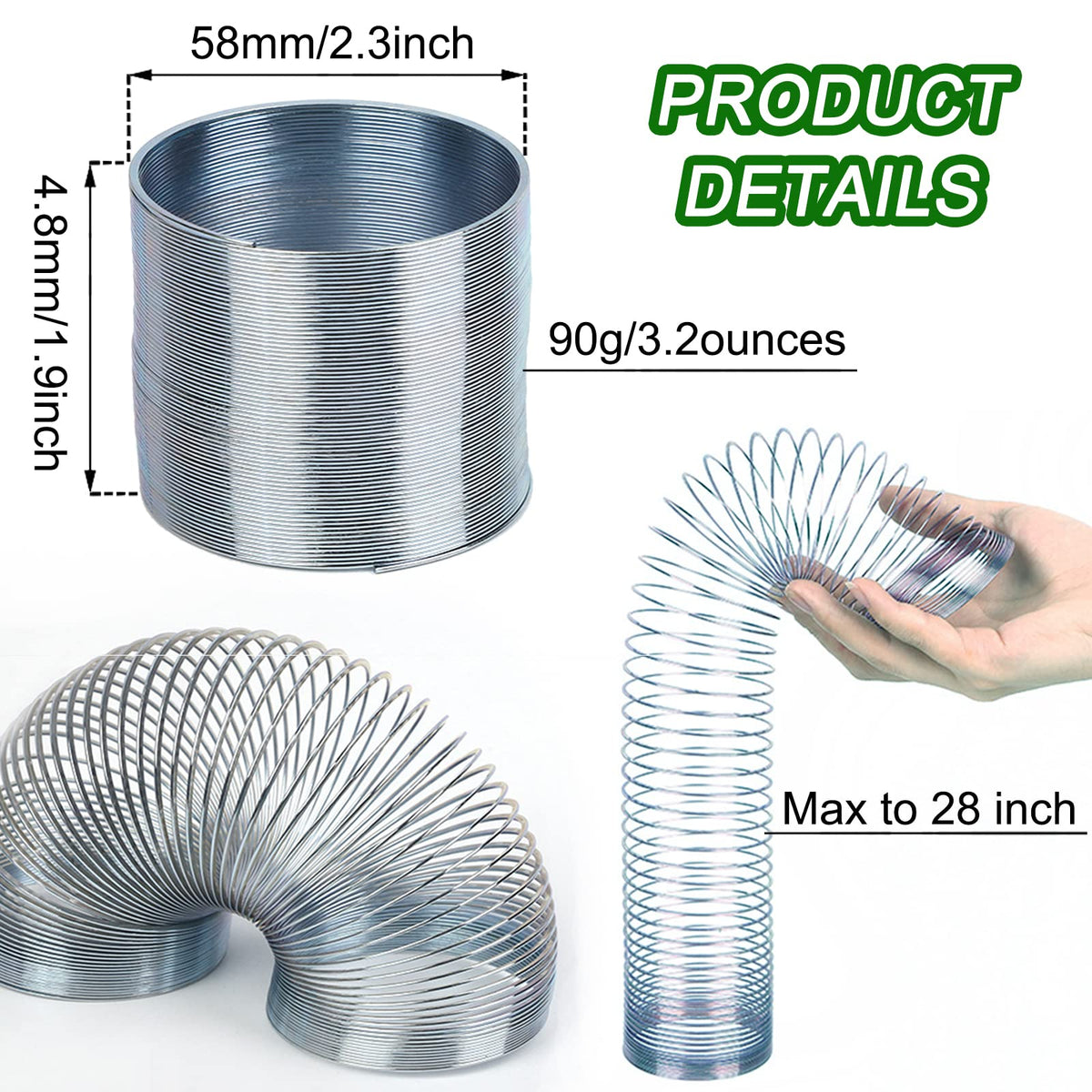Anranmm Metal Spring Device deters climbing squirrels to keep feeders safe