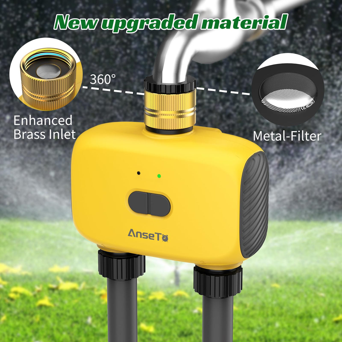 AnseTo app-based remote irrigation control for travel and vacations