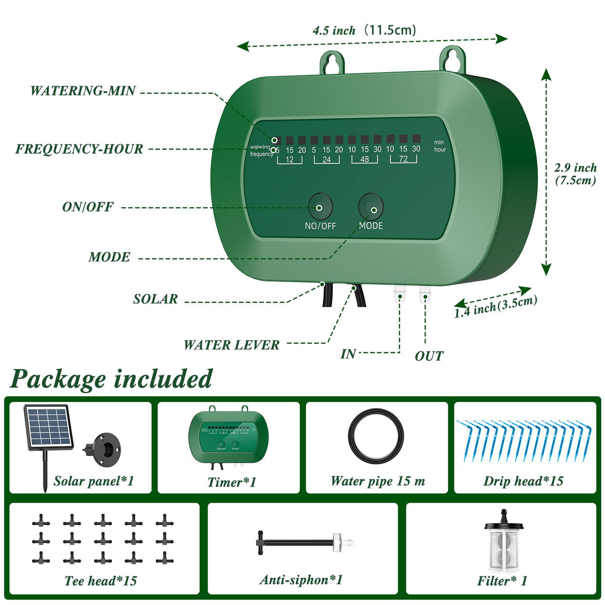 AnseTo Anseto filter component ensures clean water flow for consistent irrigation