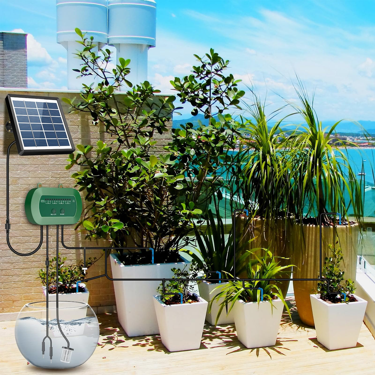 AnseTo Anseto vacation mode keeps plants hydrated while away