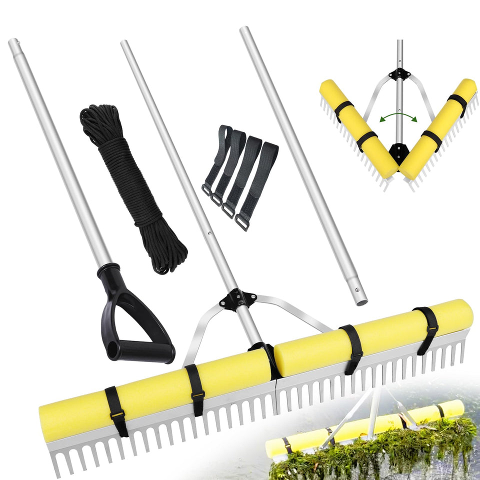 Ansgery Pond Rake Floating Head clears surface debris with buoyant performance.