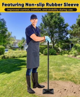 Ansionsol wide 10x10 base levels dirt and gravel efficiently