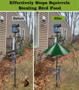 Ansionsol green PP material baffle shows durable, weatherproof construction for year-round use.