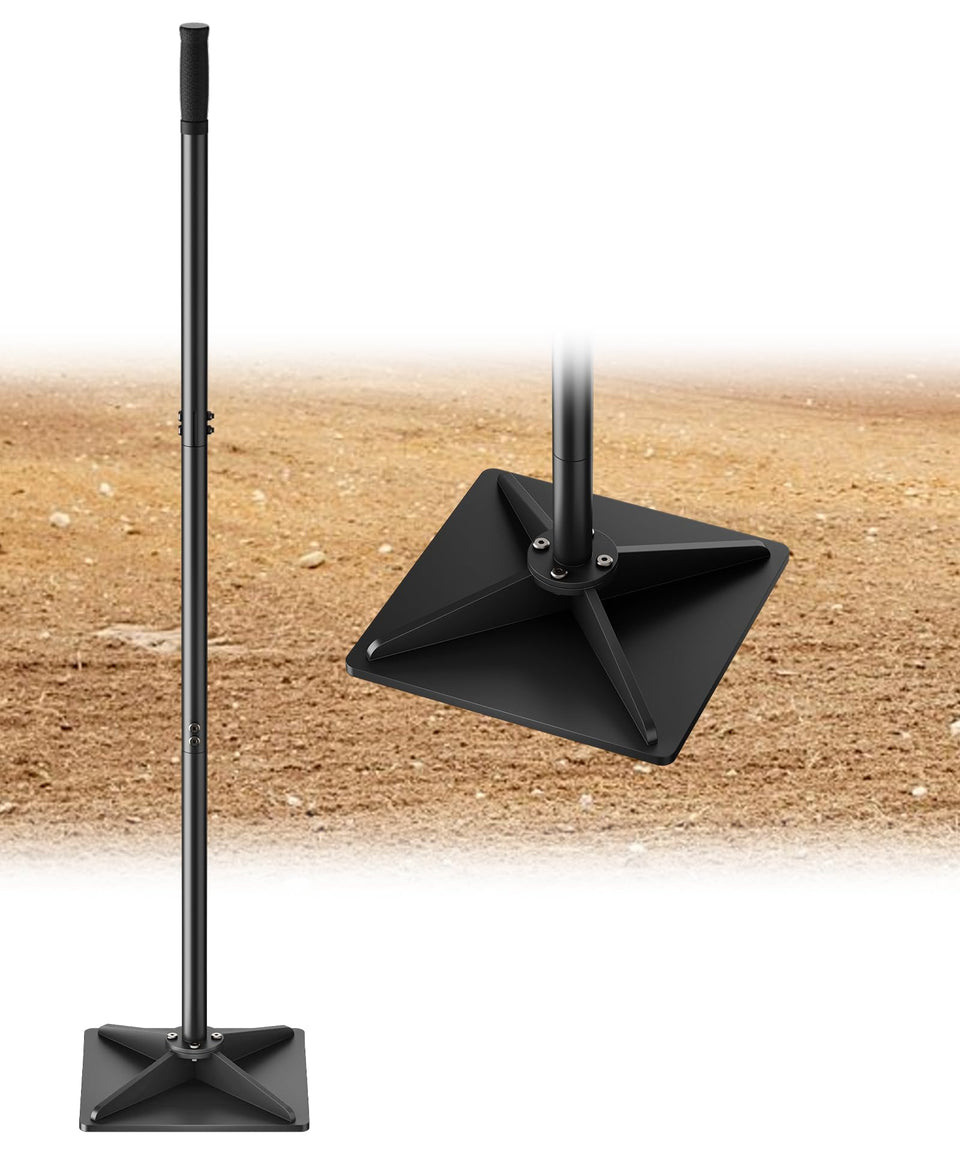 Ansionsol heavy-duty steel tamper head for durable soil compaction.