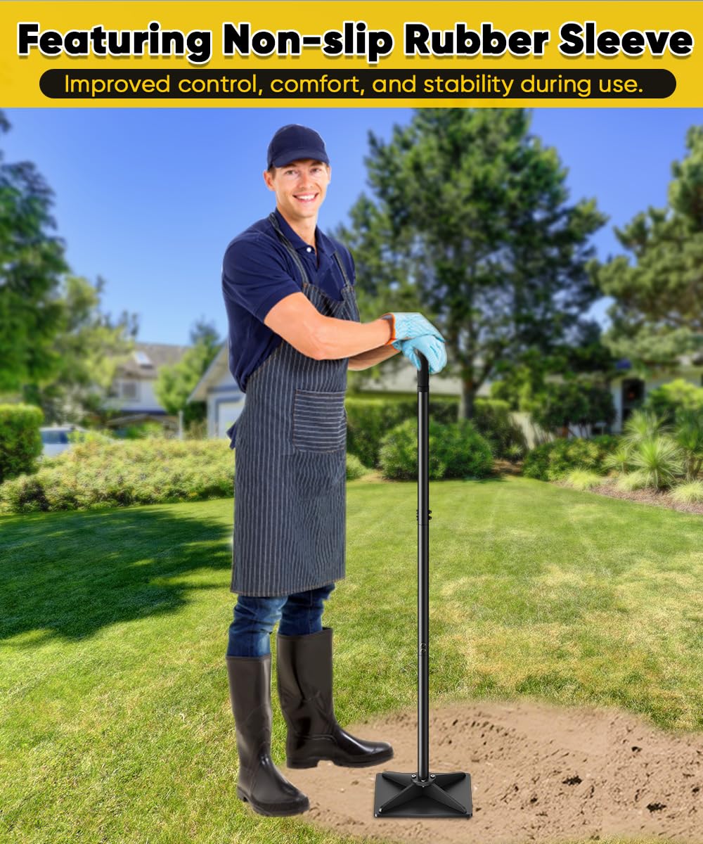 Ansionsol thickened bottom tamper plate to withstand pressure.