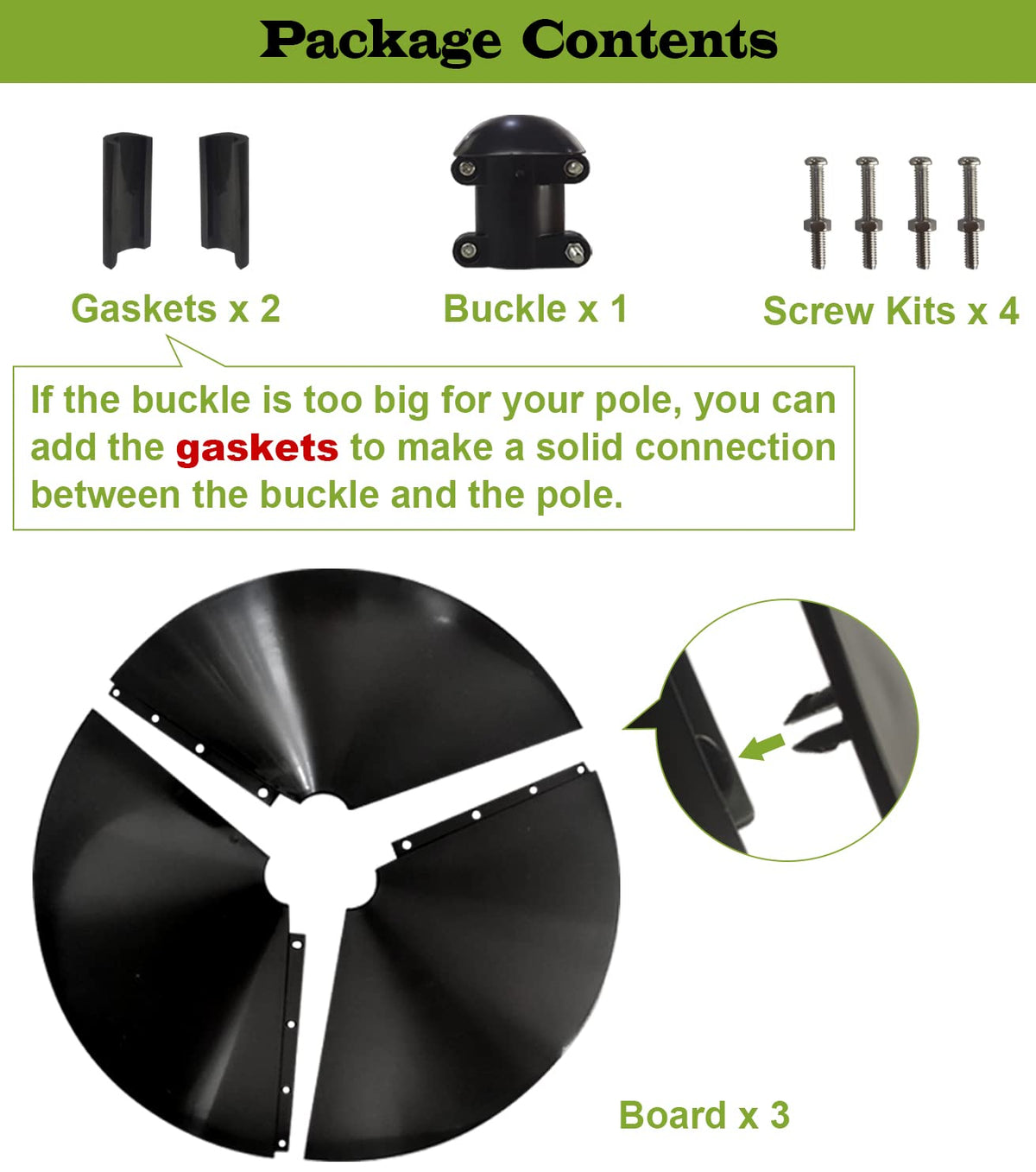 Ansionsol weather-resistant squirrel stopper keeps food resources safe for visiting birds