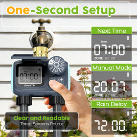 AnseTo timer with child lock prevents accidental changes by kids or pets.