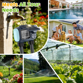AnseTo two-outlet design enables simultaneous zone irrigation.