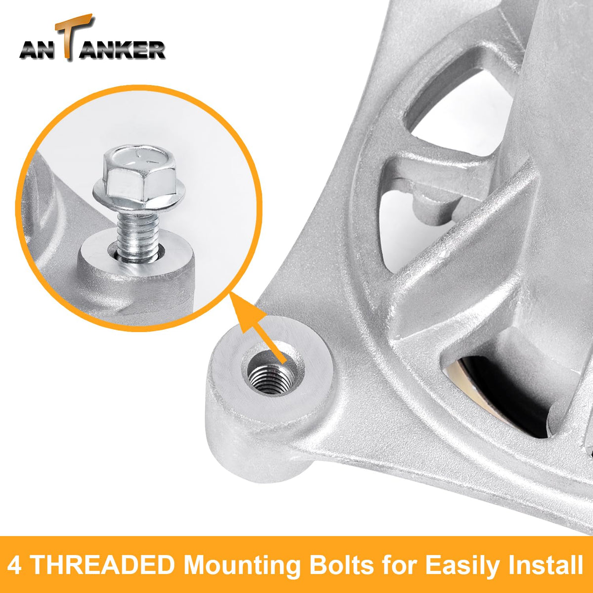 Antanker MCCULLOCH 53219-28-70 spindle—easy bolt-on replacement.
