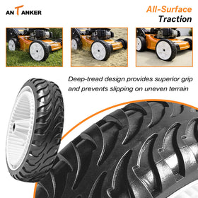 Antanker Toro front-wheels replacement 2-pack for balanced maneuverability.