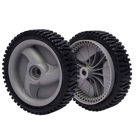 AntiyL mower front drive wheel 8in angle view for Craftsman Husqvarna, stable mowing