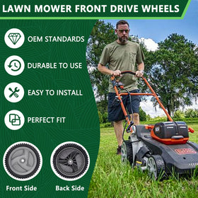 AntiyL two-pack mower wheels highlight replacement and durability