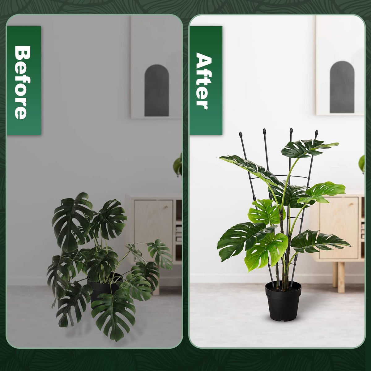 Antizz 47-inch obelisk trellis suitable for indoor and outdoor vertical growth