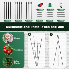 Antizz rustproof trellis made from aluminum clad plastic withstands wind and rain