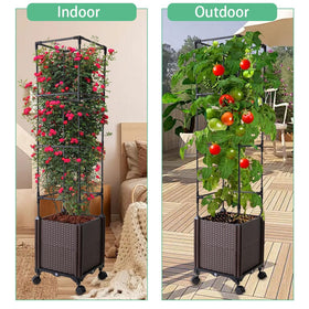 Antmoilios fade-resistant PP and steel construction withstands all weather.
