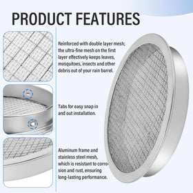 ANTOBLE aluminum and stainless steel construction withstands outdoor conditions
