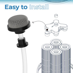 ANTOBLE breather tube fits CV340 and CV460 filters for reliable priming.