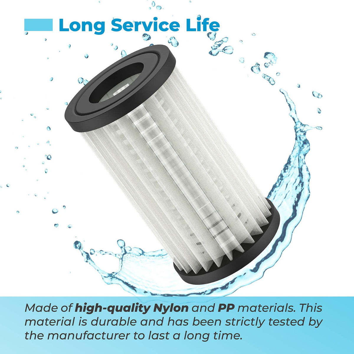 ANTOBLE Clean filter element shell, ready for next cleaning cycle