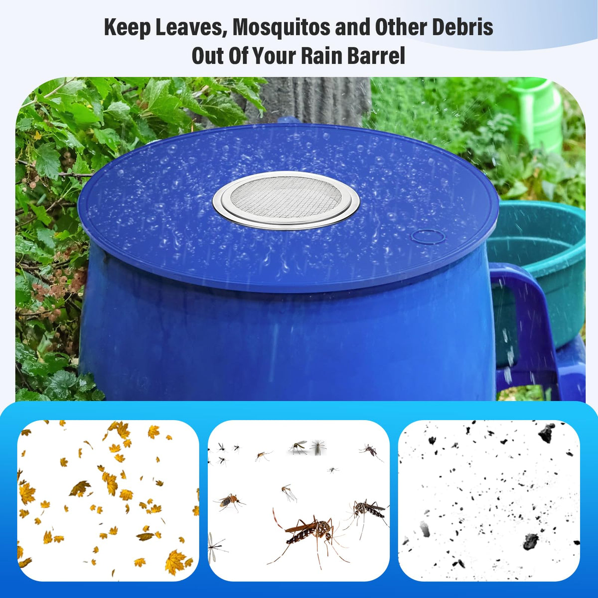 ANTOBLE easy installation guide for quick setup on a rain barrel