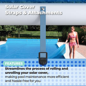 ANTOBLE easy-rolling solution reduces effort when lifting and unrolling solar covers