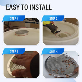 ANTOBLE multi-layer mesh blocks debris while allowing water flow