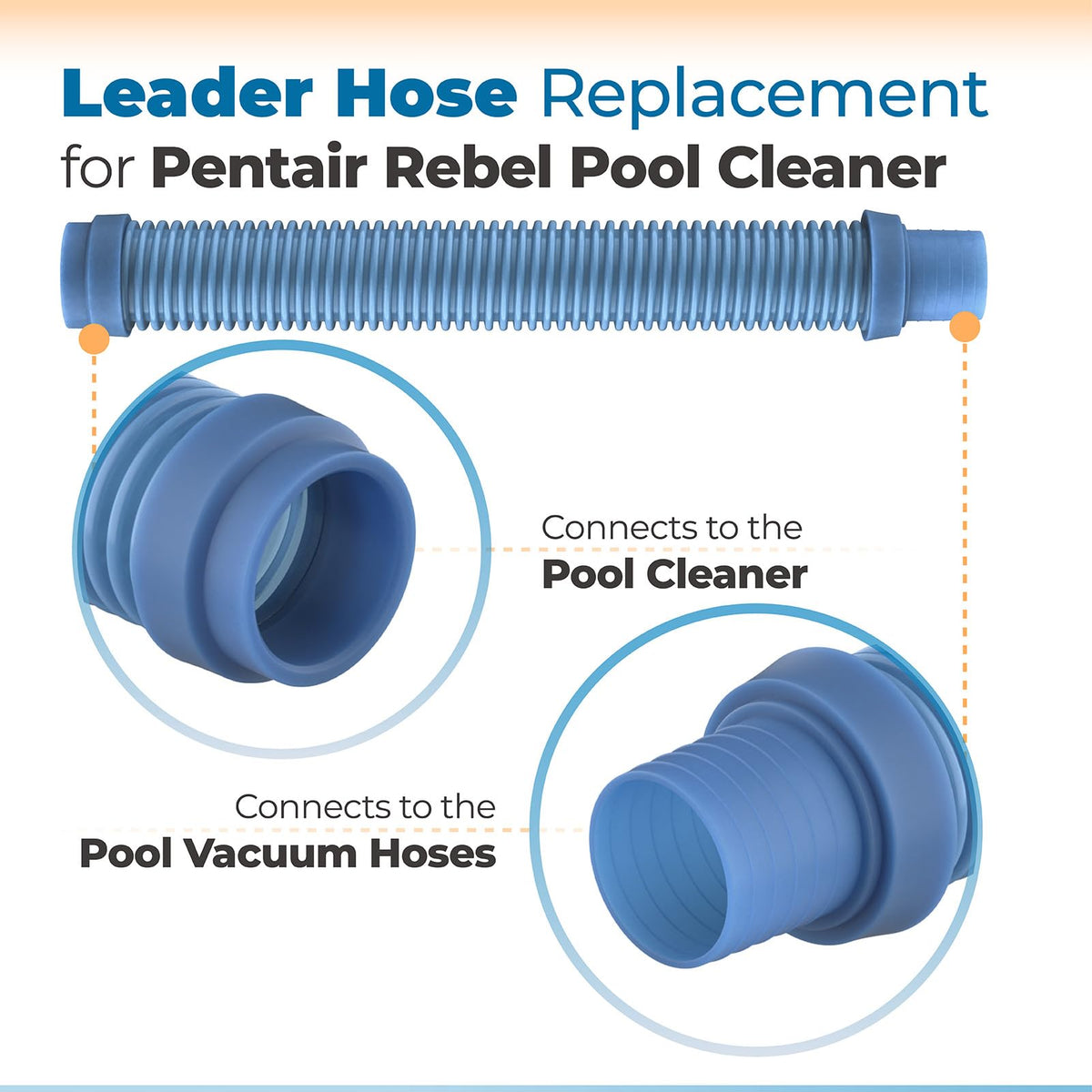 ANTOBLE PE EVA hose material resists sun and wind for outdoor use