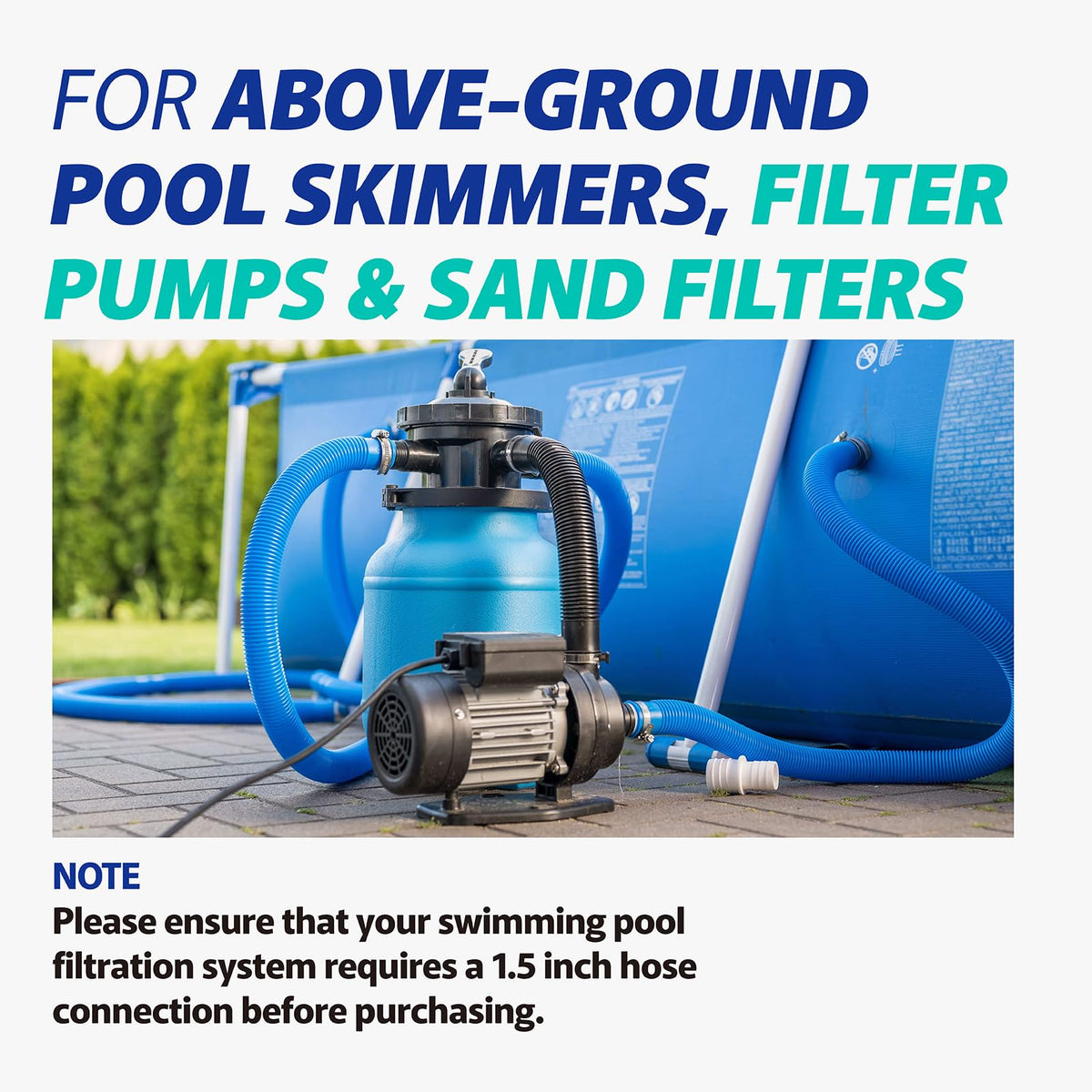 ANTOBLE pool-filter connection kit enables simple, tool-friendly installation
