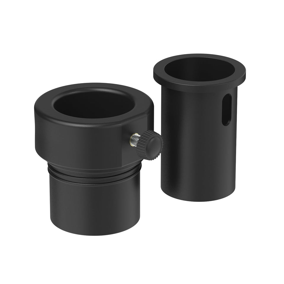 ANTOBLE pool umbrella sleeve adapter front view showing stable shade setup