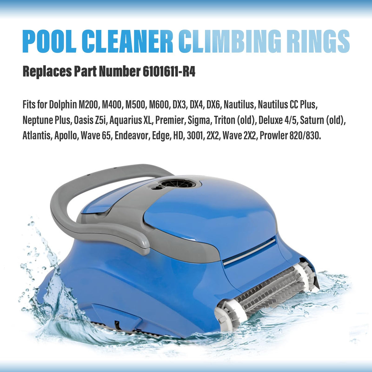 ANTOBLE durable PVA material extends ring life during pool cleaning.