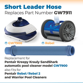 ANTOBLE GW7900 replacement hose for Pentair cleaners improves compatibility