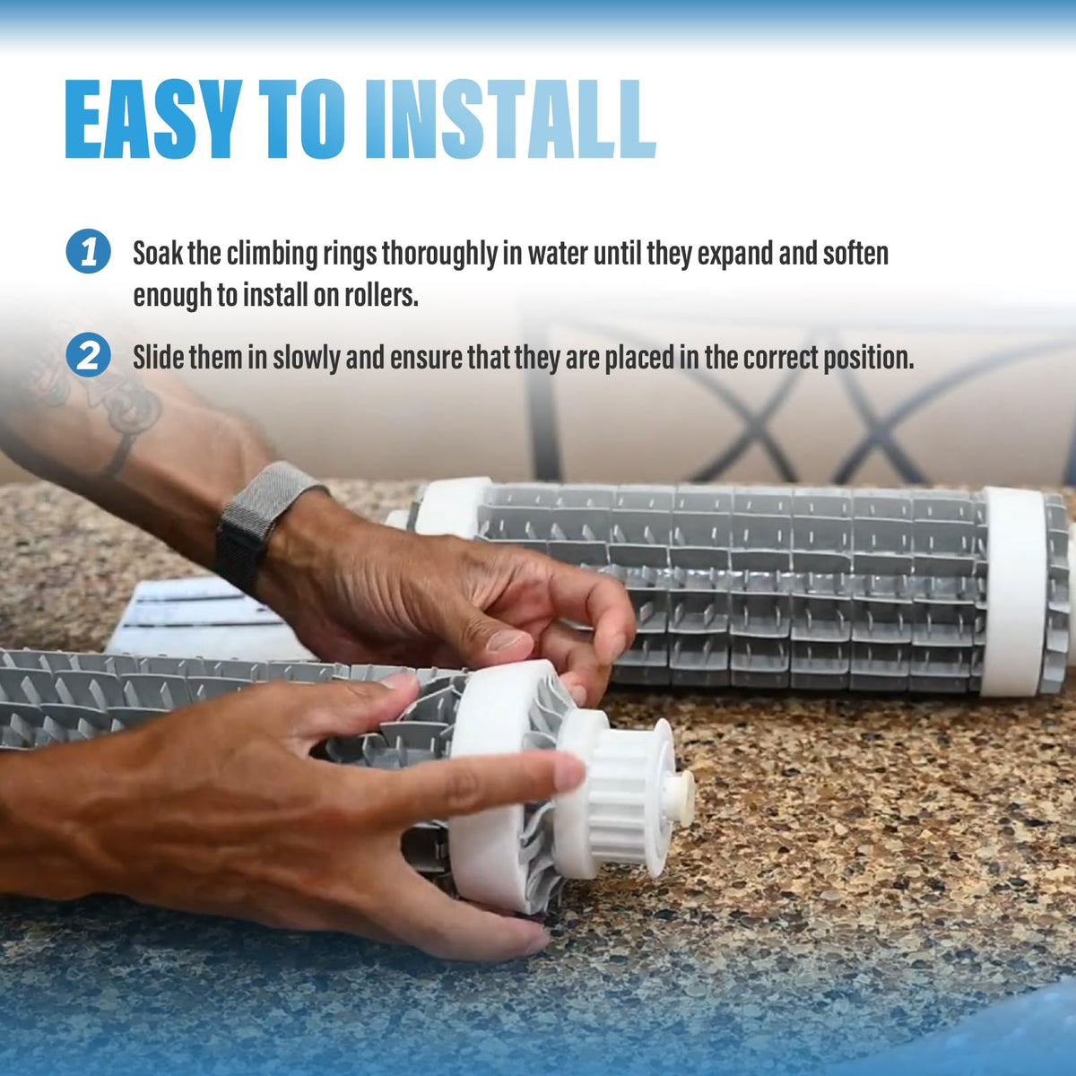 ANTOBLE soak to soften for easier installation.