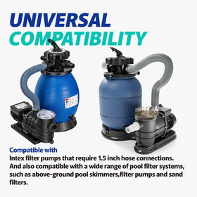 ANTOBLE stainless steel clamps securely fasten hoses to the pump.