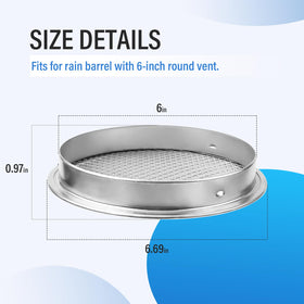 ANTOBLE ultra fine mesh filter blocks leaves and mosquitoes effectively