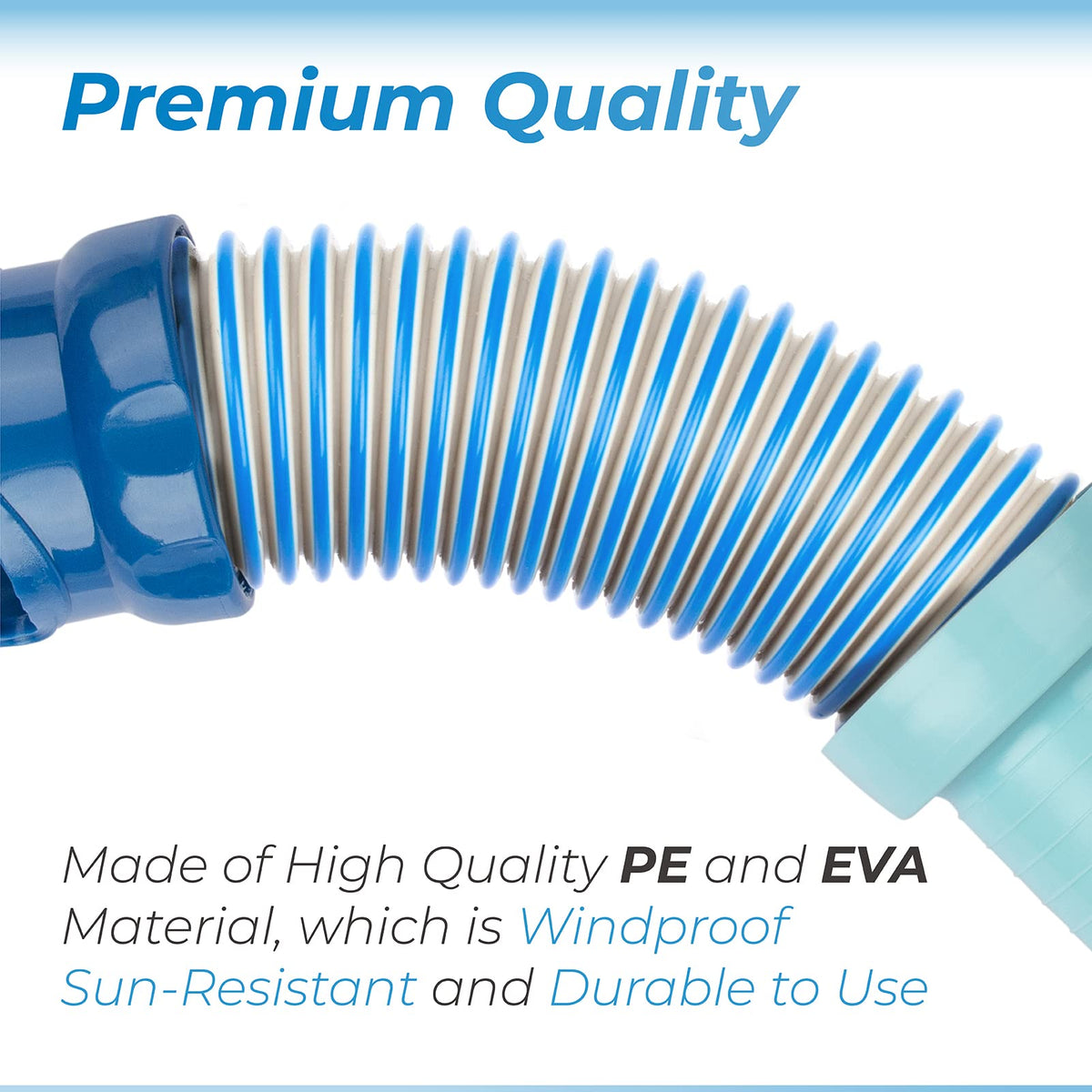 ANTOBLE X77094 7.5-inch length provides ample reach for standard pool hoses