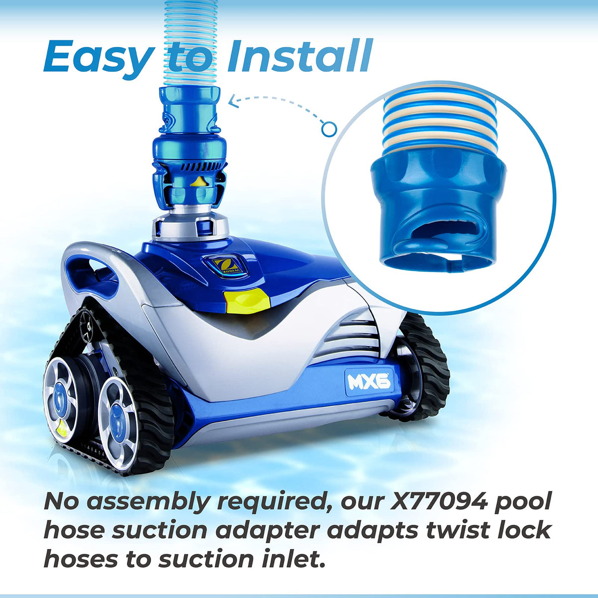 ANTOBLE X77094 easy installation with twist-lock design reduces setup time