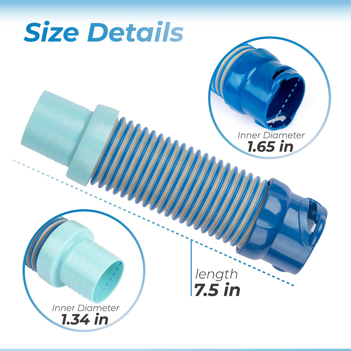 ANTOBLE X77094 twist-lock connection secures the hose for quick, tool-free installation