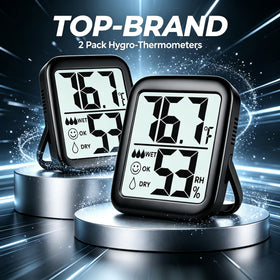 Antonki monitor uses separate temperature and humidity sensors for accurate readings.