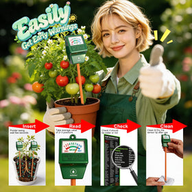 Antonki probe in soil demonstrating easy root-friendly measurement