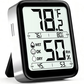 Antonki room thermometer front view for precise temperature reading at home