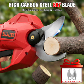 ANTTCTIG pruning shears highlighting up to 5 hours runtime