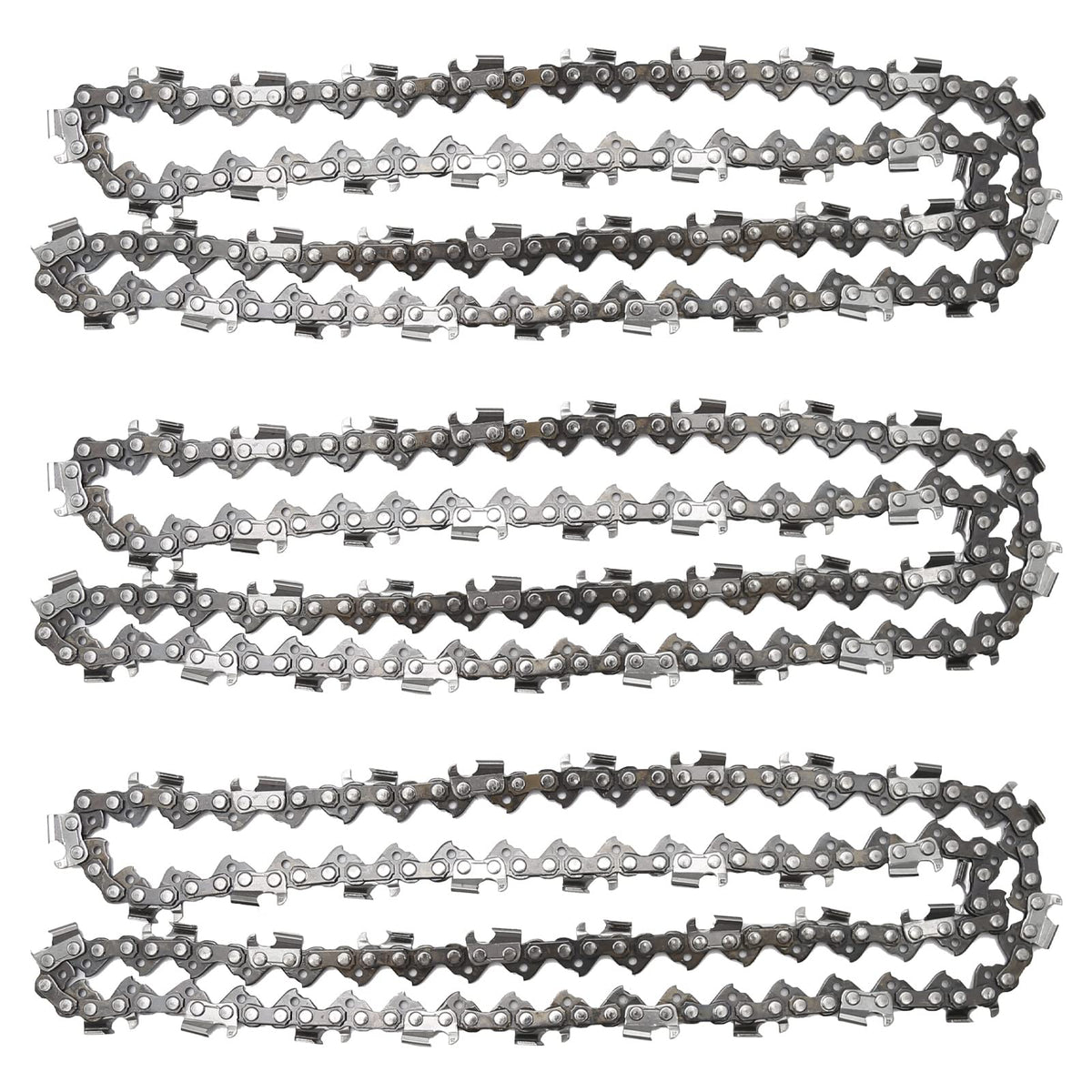 Anxingo 3-pack 20-inch chain with 325 pitch improves cutting precision for compatible saws
