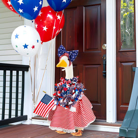 AnyDesign 23inch goose fit ensures a snug, stylish upgrade for lawn geese.