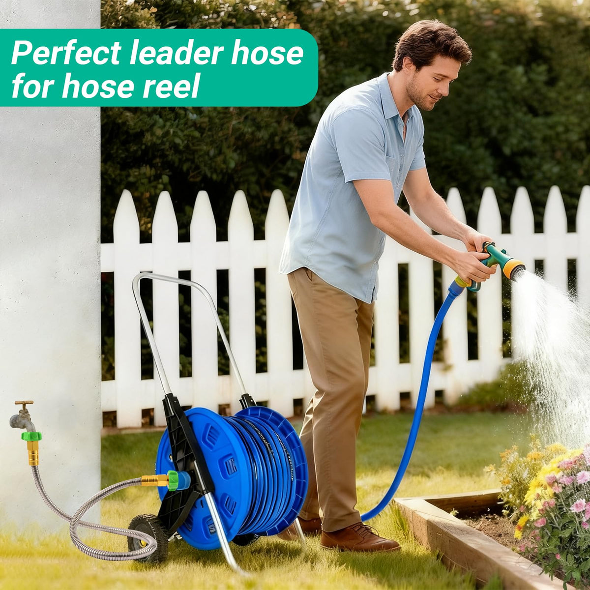 AnyEasy hose is designed for durable, weather-proof outdoor use.
